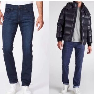 Paige Mens Federal Slim Straight Jeans Waist 38 Rise 11.5 Inseam 30